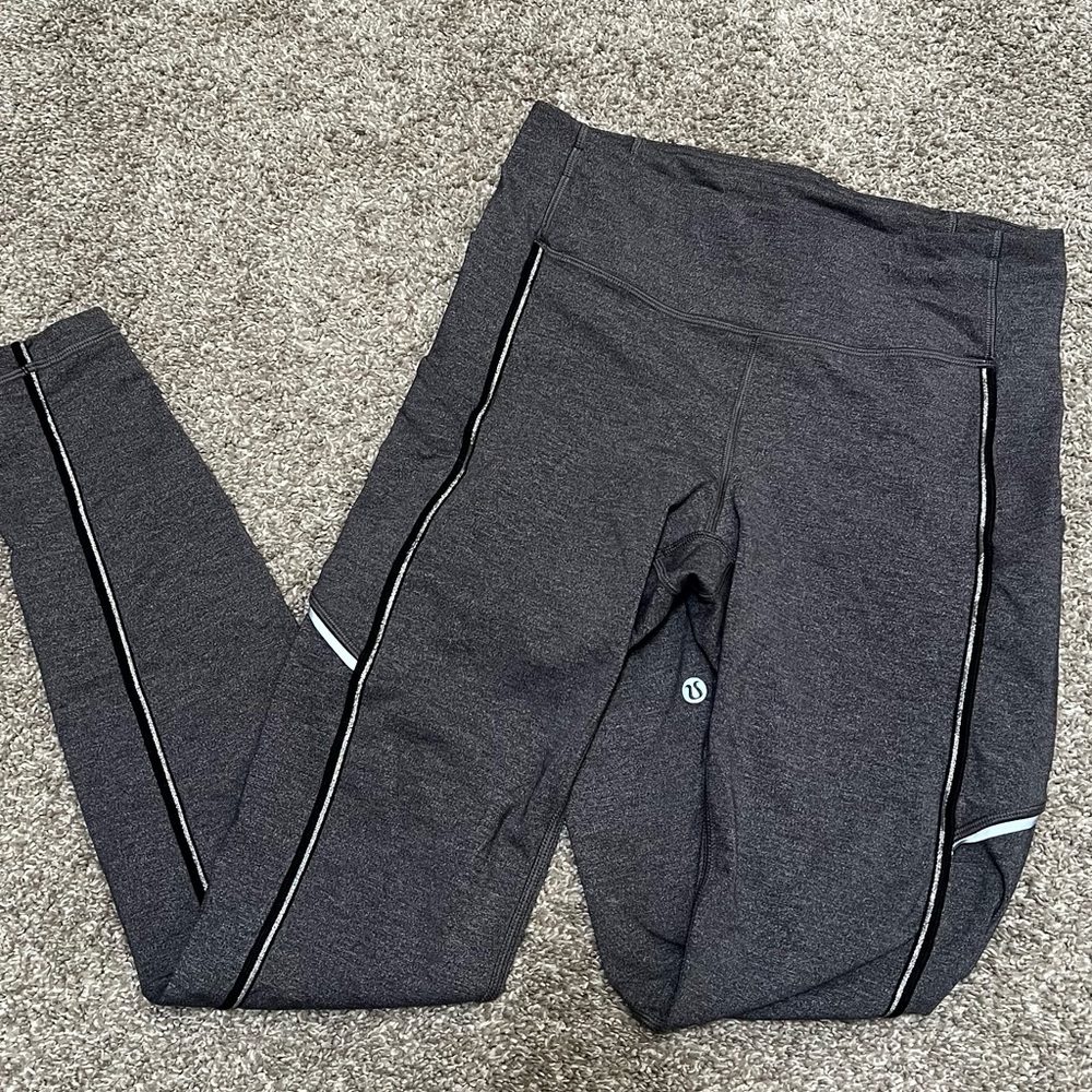 Lululemon Speed up tight 28” metallic leggings